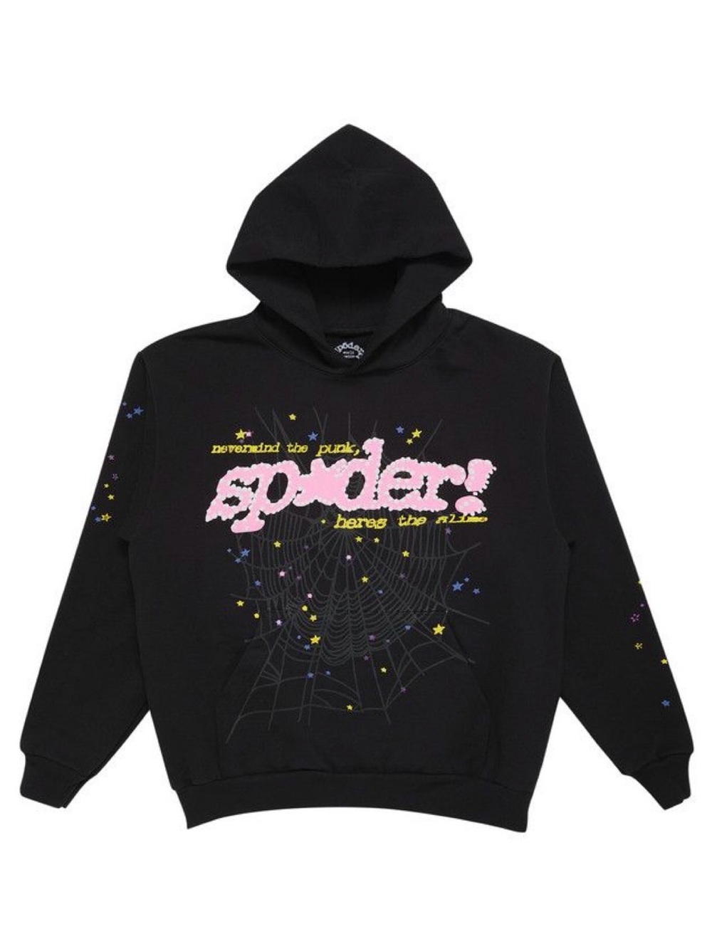 Black Sp5der Pink V2 Hoodie